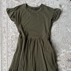 Lulu’s army green tshirt dress